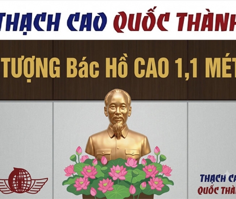 Thạch cao | Báo Giá Tượng Bác Hồ Thạch Cao / Bằng Đồng Cho Hội Trường